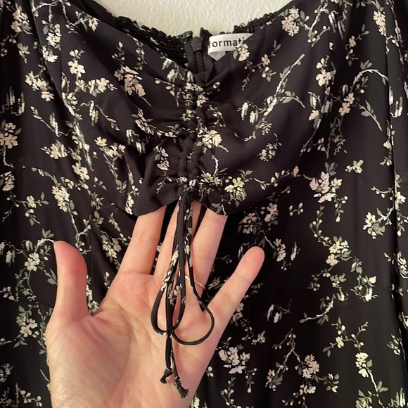 REFORMATION Wrenn Cutout Ruched
Floral-Print Georgette Midi Dress - Picture 4 of 15